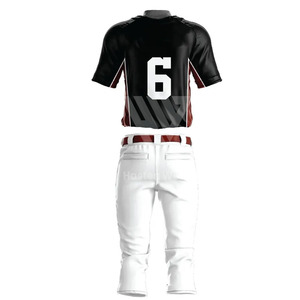 Nouvel uniforme de baseball de qualité supérieure pour hommes et uniformes de baseball pour jeunes à boutons, sublimés, à séchage rapide - Product Image 5