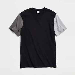 Décontracté 100% coton 210g Double fil couleur unie blanc hommes T-shirt 20 couleurs grande taille lâche manches courtes surdimensionné T-shirt ensembles - Product Image 4