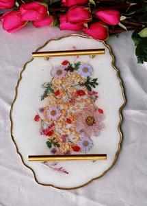 Plateau de service en résine de style luxe comestible, pièce unique avec forme et taille personnalisées à un prix très abordable - Product Image 6