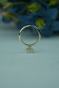 Anillo de Diamante Cultivado en Laboratorio Exclusivo para Mujer, Corte Radiante de 2.00 Quilates, Claridad VS1, Certificado IGI SGL, Oro, Oro Rosa, Plata - Product Image 5