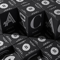 Boîtes d'emballage personnalisées de qualité supérieure avec logo pour aliments pour bébés Crème glacée à l'huile de lin Glacee Pizza Restaurant Boîte noire unique