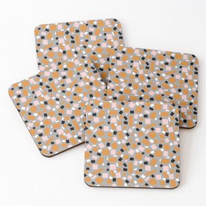 High Quality Wood <b>Coasters</b> square with Printed Tea Serving <b>Coasters</b> 4 Pieces <b>Set</b> Hot Selling Kitchen Ware Home <b>and</b> Kitchen - Product Image 4