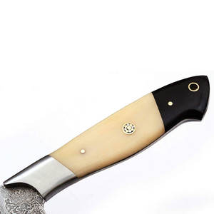 Custom Logo Leather <b>Sheath</b> Wholesale OEM Factory Direct Sale Cleaver Custom Handmade Damascus Steel Chef Cleaver - Product Image 3