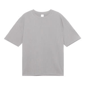 ODM 250 GSM, camisetas de peso pesado para hombre, camiseta informal de Algodón 100% con cuello redondo, diseño personalizado, tela equipada en blanco - Product Image 2