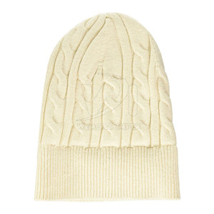 Top Selling Latest Design Beanie Hats Wholesale 100% <b>Wool</b> & <b>Cotton</b> Jacquard Beanie Hats - Product Image 2