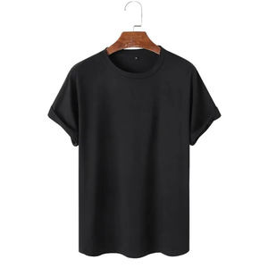 เสื้อยืดออกกำลังกายสำหรับผู้ชายเสื้อยืดผ้าฝ้าย100% ธรรมดาพิมพ์โลโก้ได้ตามต้องการ - Product Image 6