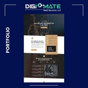 Promocione el Sitio Web de su Firma de Abogados con un Diseño Moderno y Adaptativo. Stock Disponible - Product Image 3