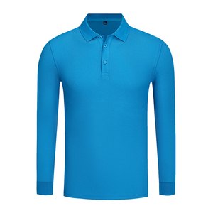 T-shirt poids lourd t-shirt coton biologique polyester matériel séchage rapide respirant chemises à manches longues pour hommes hommes durables - Product Image 5