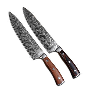 Venta al por mayor personalizado nuevo OEM superventas cocina 8 pulgadas cuchillo de Chef hecho a mano cuchillo de chef con mango de palisandro para los hombres - Product Image 1