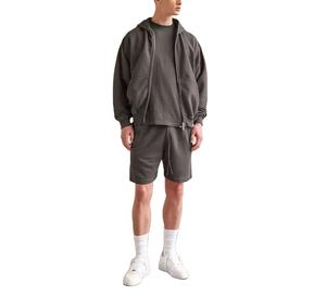 Ensembles de vêtements d'extérieur de sport décontractés unisexe avec logo personnalisé, survêtements d'hiver en polaire de jogging 100% coton, respirants imprimés de grande taille - Product Image 1