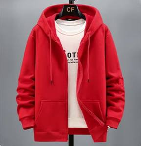 Fabricant 400GSM Heavyweight 100% Cotton Fleece Sweatshirts unis avec logo personnalisé Sweatshirts à capuche pour hommes de haute qualité de grande taille - Product Image 1