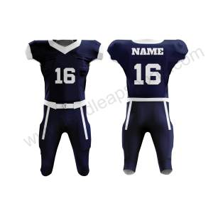 Conjuntos de uniformes de fútbol americano personalizados de alta calidad, ropa deportiva y de equipo de manga corta con impresión digital del fabricante - Product Image 1