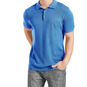 Camiseta de golf de poliéster 100% con sublimación personalizada hecha con fibra de algodón/Bambú - Product Image 1