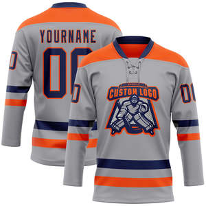 High Quality Oem Custom Ice Hockey White Blank Uniform Twill Embroidery Ice Hockey Jersey Uniforms Wear - Product Image 2