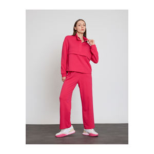 Pantalones de Pierna Ancha de Cintura Media con Característica Transpirable - Product Image 5