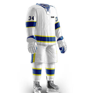 Uniformes de Hockey sobre Hielo 2024 Cómodos, Transpirables, de Bajo Precio y Alta Demanda, con Impresión de Logotipo Personalizado, 100% Poliéster, Servicio OEM de Alta Calidad - Product Image 5