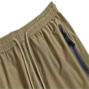 High Premium Lightweight Casual Men's <b>Jogger</b> French Terry <b>Slim</b> Fitted Pants with Zipper Pocket Summer Made in Pakistan - Product Image 4