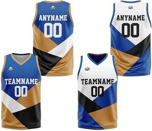 Personalizado Reversible Baloncesto Jersey Pantalones Cortos Uniformes Poliéster Uniformes Impreso Logo Alta Calidad Uniforme Ropa Deportiva industria - Product Image 3