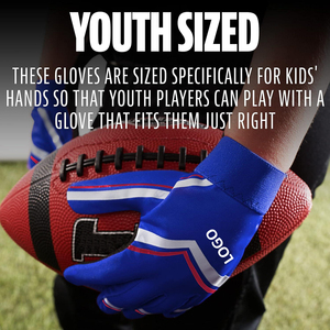 Meilleur Design Confortable Durable Récepteur Football Américain Gants de Sport Séchage Rapide Gants d'Entraînement Logo Personnalisé Poignées pour - Product Image 4