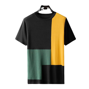 T-shirt en coton vierge pour hommes coupe classique haut à manches courtes impression personnalisée logo Streetwear fabricant services OEM ODM - Product Image 5