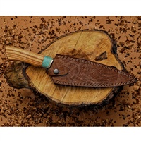 Ensemble de couteaux de chef japonais en acier inoxydable Damas, couteau de chef Kiritsuke Santoku Nakiri, couteau utilitaire, manche en bois d'olivier