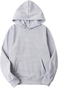 เสื้อมีฮู้ดแบบสวมหัวผ้าฟลีซประดับลูกปัดผ้าฝ้าย100% สำหรับฤดูหนาวมีน้ำหนักปรับแต่งสีได้สไตล์คลาสสิก - Product Image 2