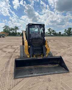 Cargadora de oruga compacta CAT 255 bastante usada original, cargadora de dirección deslizante articulada a la venta, cargadora de dirección deslizante CAT a la venta - Product Image 4