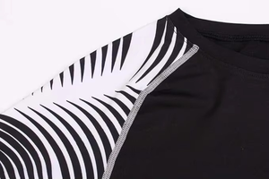 Men's <b>Custom</b> Long Sleeve <b>Compression</b> Gym Rash Guard Breathable Nylon <b>Shirt</b> with Sun Protection & Sublimated MMA <b>Design</b> - Product Image 4