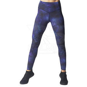 Legging pour femme grande taille, design personnalisé, spandex/nylon, uni, séchage rapide, extensible dans les quatre sens, taille haute, style unique - Product Image 1
