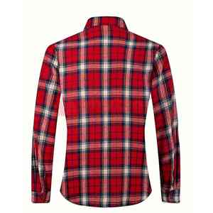 เสื้อเชิ้ตผู้ชายดีไซน์ใหม่ปี 2026 แบรนด์หรู OEM แบบสั่งทำพิเศษ ไซส์ใหญ่ ผ้าหนา สีพื้น ติดกระดุม สวมใส่สบาย แฟชั่นเสื้อเชิ้ตผู้ชายที่ดีที่สุด - Product Image 5