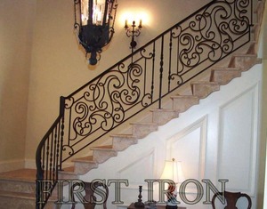 Barandillas de Hierro Forjado Decorativas Modernas para Interiores, Venta al Por Mayor para el Hogar - Product Image 5