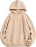 Sweater Hoodie Polos Berkualitas Tinggi 100% Katun untuk Pria dan Wanita Ukuran Besar dengan Bordir