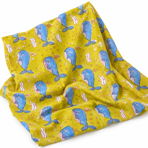 Tela de Algodón Ligera Hecha a Mano, con Diseño Floral, 90 GSM, para Bebés y Textiles del Hogar - Product Image 3