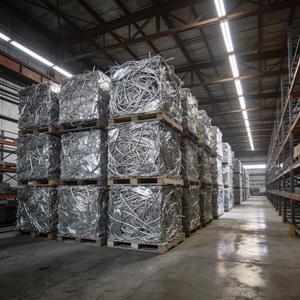 Chatarra de Alambre de Aluminio 6063, Alambre Brillante y Limpio con Baja Contaminación, Empacado en Pacas Comprimidas para Exportación - Product Image 6