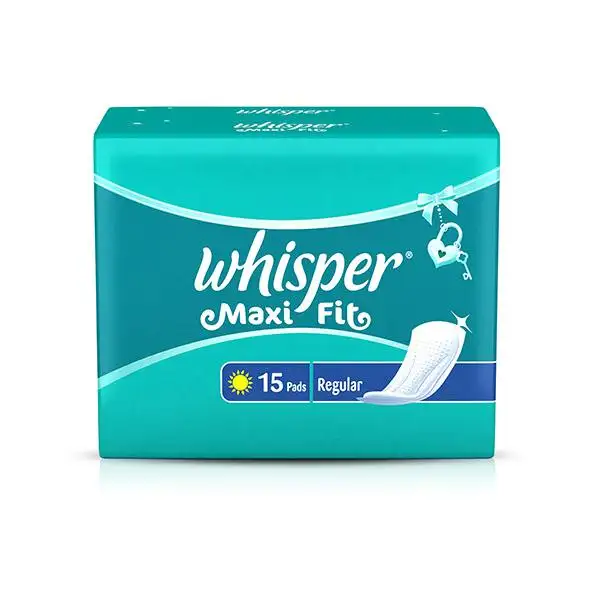 Whisper Clean Wear Ultra dünne weibliche Pads mit Flügeln Schwere Saugfähig keit 120 Count (3 Packungen mit 40 Stück)