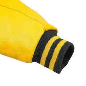 Chaqueta de lona personalizada de alta calidad estilo Letterman Sports para hombre en talla grande para entusiastas y equipos atléticos - Product Image 6