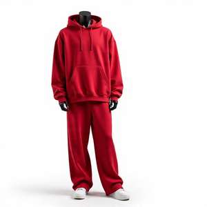 Conjunto Deportivo de Dos Piezas al por Mayor, Chándal Liso con Diseño Personalizado y Logotipo, Trajes Deportivos para Hombre, Pantalones Deportivos y Sudaderas con Capucha - Product Image 6