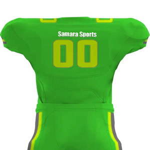 Mejor diseño de calidad superior de los hombres de fútbol americano Jersey de media manga con cuello en V uniforme gran oferta patrón impreso - Product Image 5