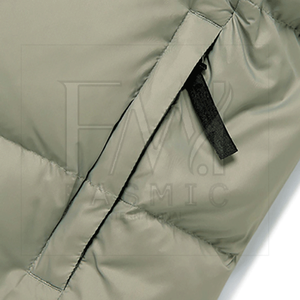 แจ็คเก็ตบอมเบอร์แบบฟองสั้นผ้าโพลีเอสเตอร์100% สำหรับฤดูหนาว - Product Image 4