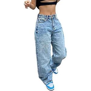 100% Cotton High <b>Waist</b> Plus Size Bell Bottom Boyfriend <b>Jeans</b> <b>for</b> <b>Women</b> Summer Flat Front with <b>Elastic</b> <b>Waist</b> Closure - Product Image 1