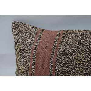 Tapis en laine Kilim tissé de 12x36 pouces Design intemporel avec motif vintage de couleur beige - Product Image 2