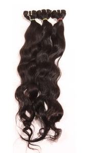 Extensions de cheveux indiens de haute qualité Fabricant d'exportation directe Meilleur donneur de temple Style de vague naturelle Matière première saine - Product Image 2