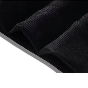 เสื้อสเวตเตอร์ผ้าฟลีซผ้าฝ้ายแบบสวมหัวของผู้ชายเสื้อสเวตเตอร์ทรงหลวมสีพื้นให้ความอบอุ่นในฤดูหนาวเสื้อจัมเปอร์ระบายอากาศสไตล์ลำลอง - Product Image 4