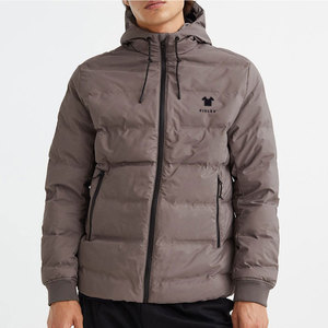 Veste matelassée respirante de haute qualité pour homme à manches longues avec col montant en nylon/polyester, équipement décontracté d'hiver pour l'extérieur, en promotion - Product Image 2