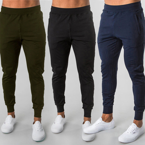 men's pants, washed Custom Men Blank Logo Stacked Sweat Pants Men's Sweat Trousers Flat Front Wrinkle Resistant OEM Service - Product Image 5