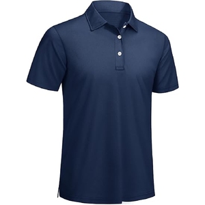 Camisetas de golf para hombre, camiseta Polo de manga corta con estampado de patrones de rendimiento que absorbe la humedad para hombres - Product Image 5