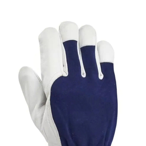 Gants de travail en cuir de vachette grainé pour la sécurité industrielle, doux et confortables, résistants à l'abrasion - Product Image 6