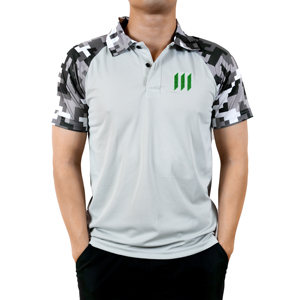 ผ้าถักคุณภาพสูง โพลีเอสเตอร์/คอตตอน กันยับ สำหรับเสื้อเชิ้ตผู้ชาย/ผู้หญิง ไซส์ใหญ่พิเศษ ลายเรียบ แขนสั้น - Product Image 1