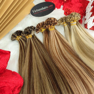 Extensiones de Virgen cruda vietnamita de alta calidad superventas de 2025 punta plana cutícula completa Super doble dibujado - Product Image 1