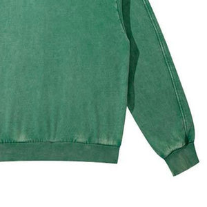 เสื้อสเวตเชิ้ตผู้ชายแบบย้อมสีเอซิด คอกลมคลาสสิก เนื้อผ้านุ่มสบาย เหมาะสำหรับชุดลำลองและสวมใส่สบายในชีวิตประจำวัน - Product Image 4